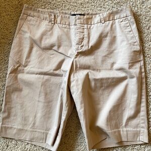 Mossimo Tan Stretch Bermuda Shorts Size 14